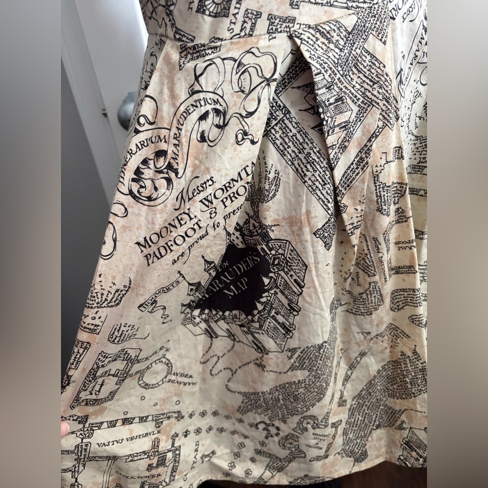 🩵Harry Potter Marauder's Map Dress, Large - Picture 6 of 6